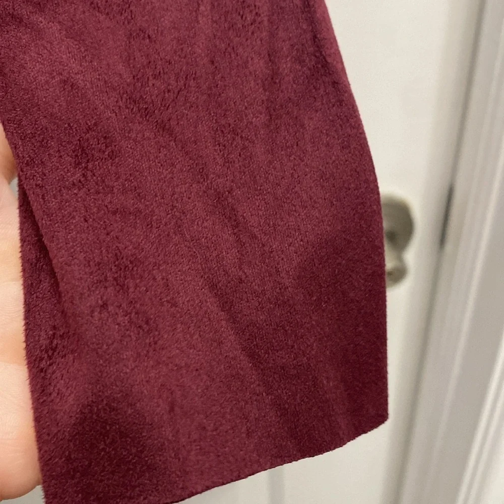 NWT AX Paris Plum Ruched Side Wrap Top Midi Dress Sexy Size 8